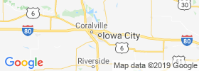 Iowa City map